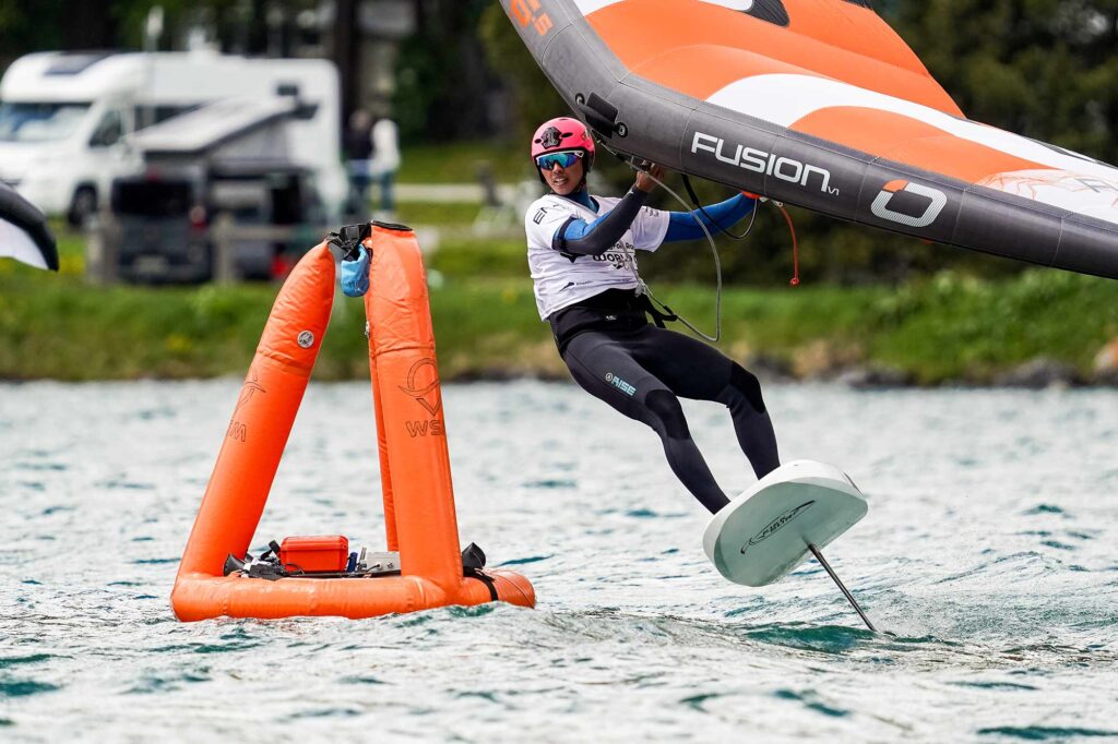Ozone Fusion wing at the Formula Wingfoil European championships 2024