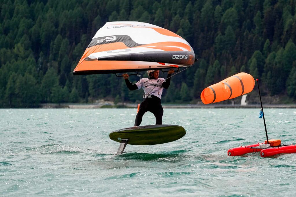 Ozone Fusion wing at the Formula Wingfoil European championships 2024