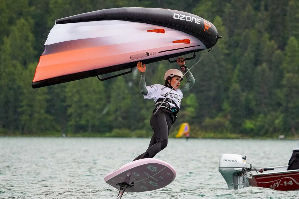 Ozone Fusion wing at the Formula Wingfoil European championships 2024