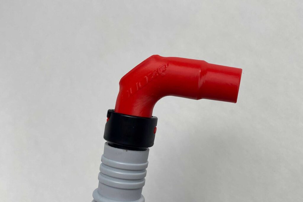 3D printable Ozone 90 degree pump adapter