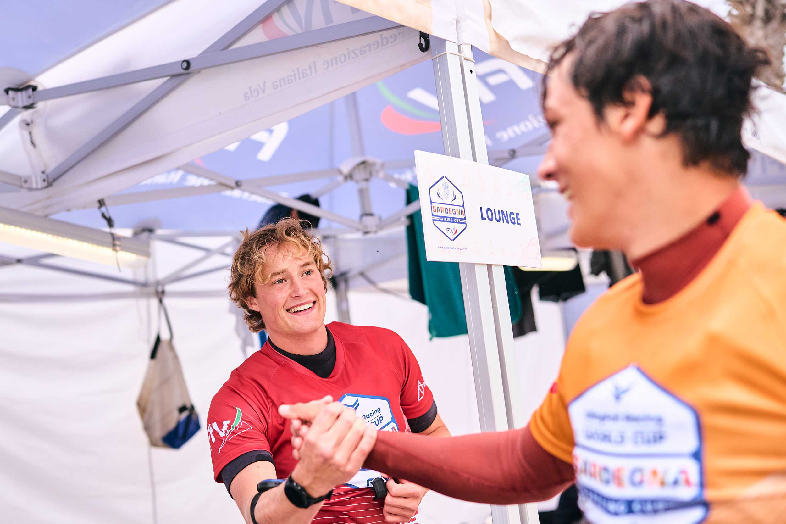 Kamil Manowiecki and Mathis Ghio Wingfoil Racing World Tour