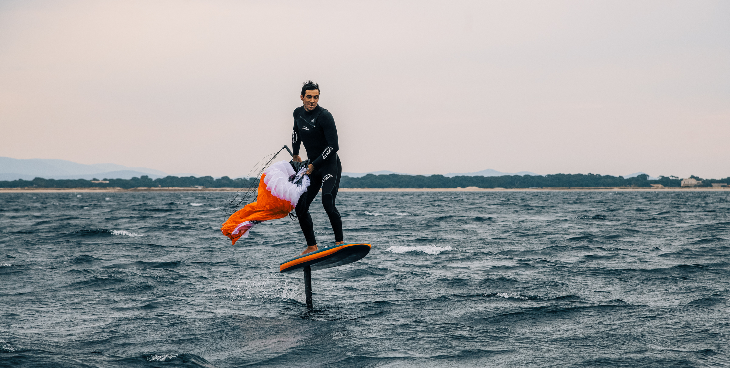 HOW DOES IT COMPARE TO WINGFOILING OR KITESURFING?

The Pocket Rocket produces similar power per siz