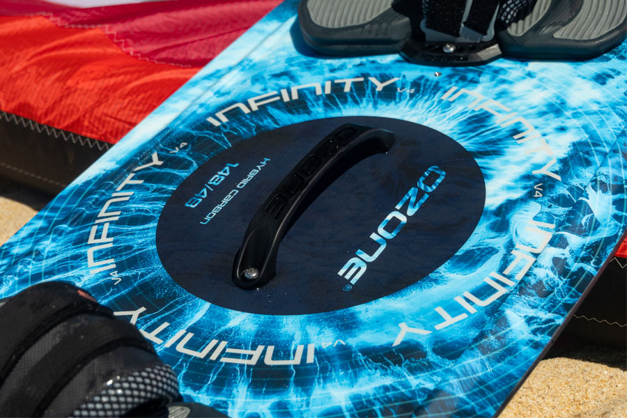 Textured grip board handle