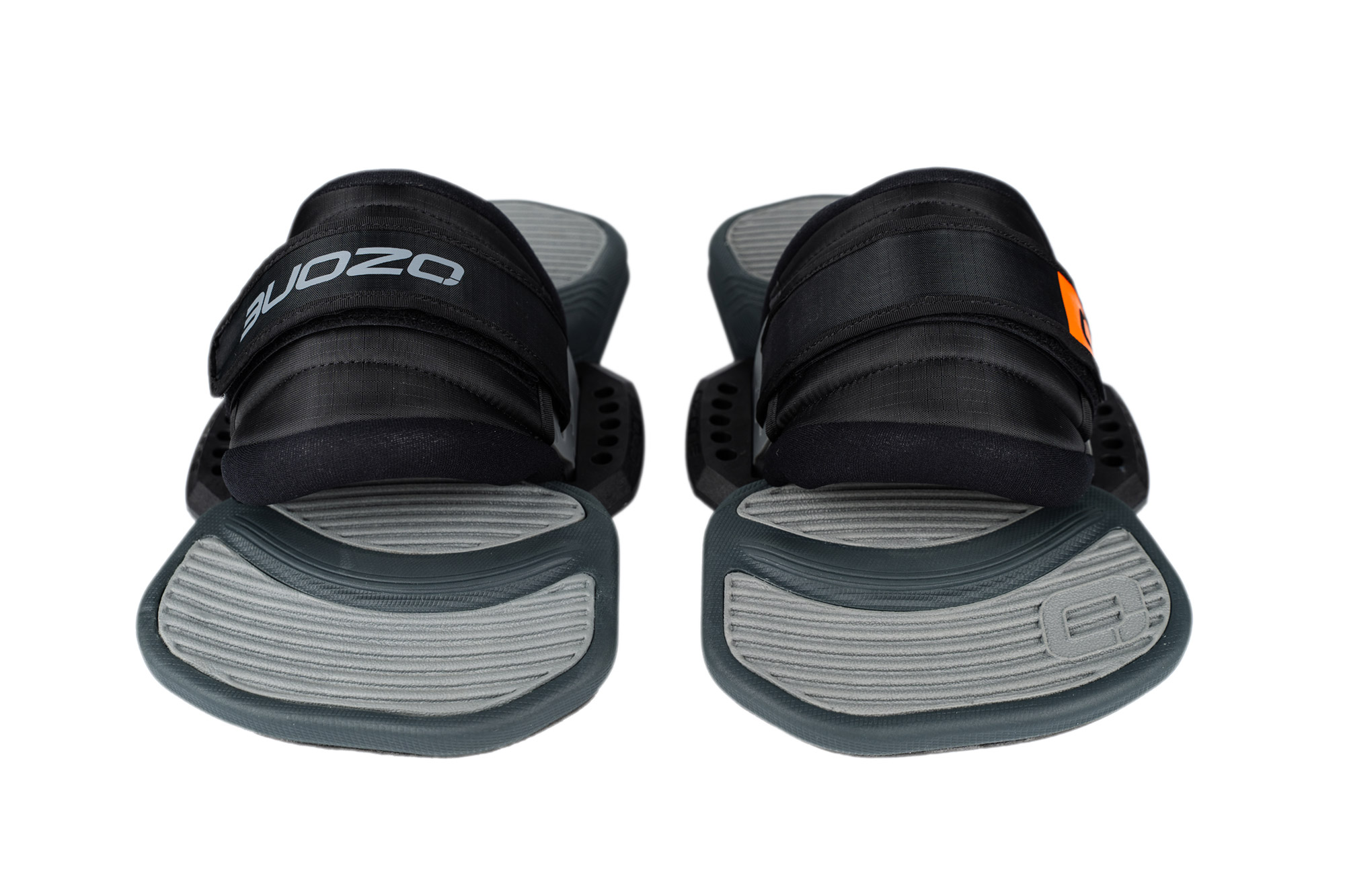 Single adjustment Ultralon performance foam footstraps (optional)
Our single adjustment straps have 
