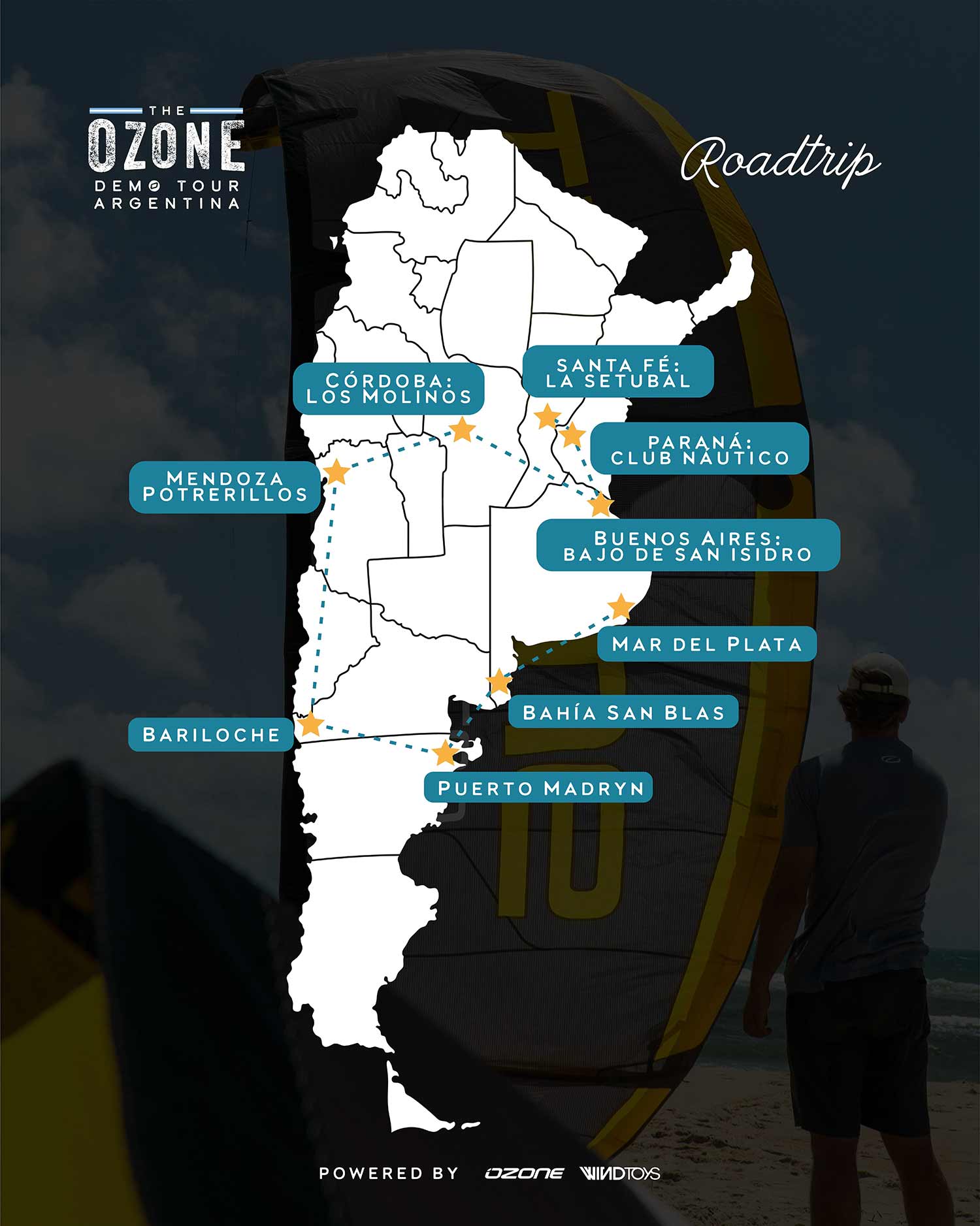 After a long run on the road, the Ozone Demo Tour has crossed over to South America and is officiall