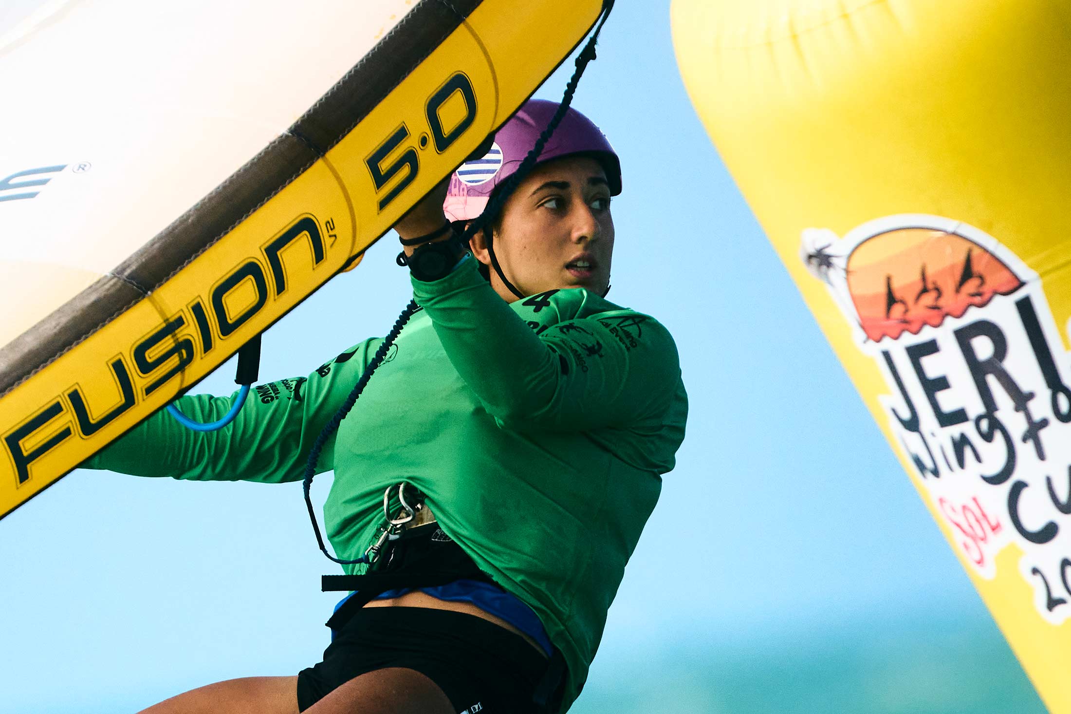 Greece’s Aimilia Kosti also rides the Fusion V2 Ultra-X, and finished third overall, with her 