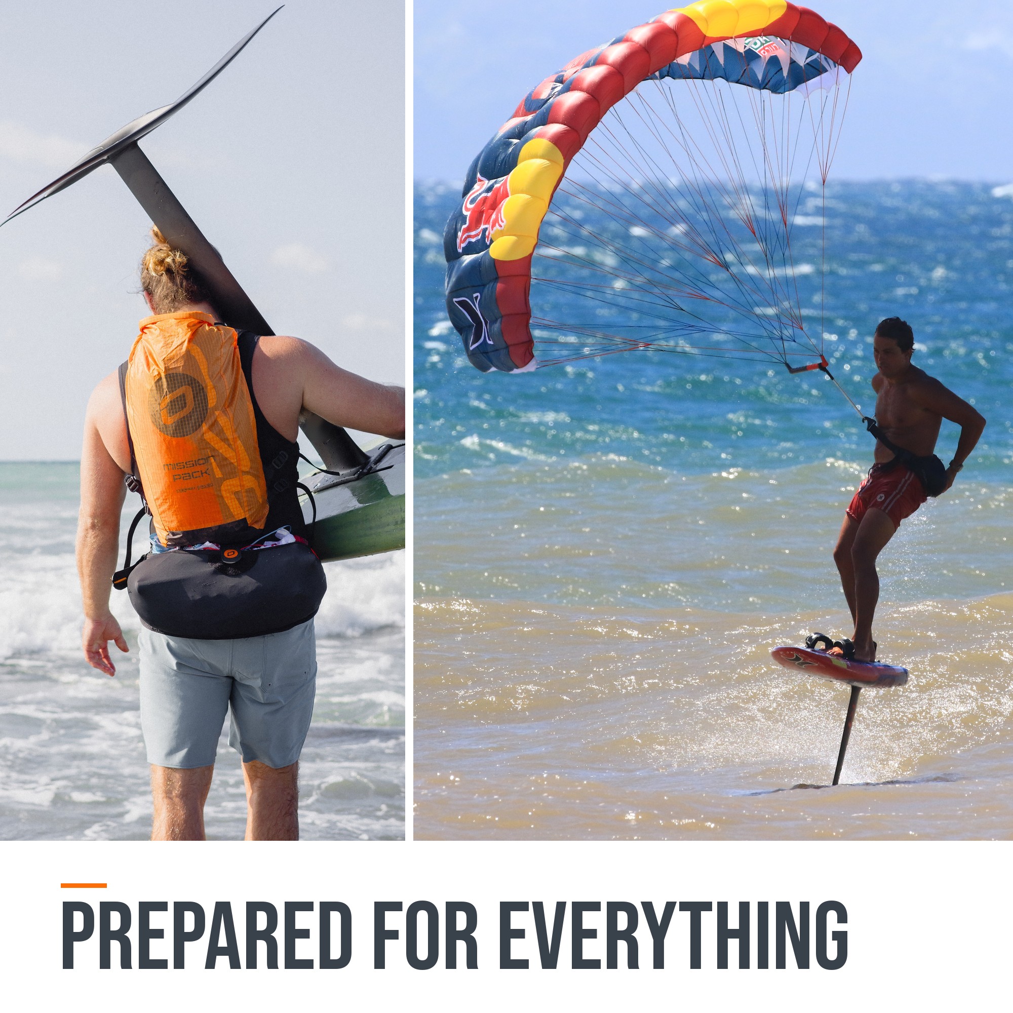 Vital accessories
Whichever parawing you choose, pair it with a harness line and our Stash Harness o