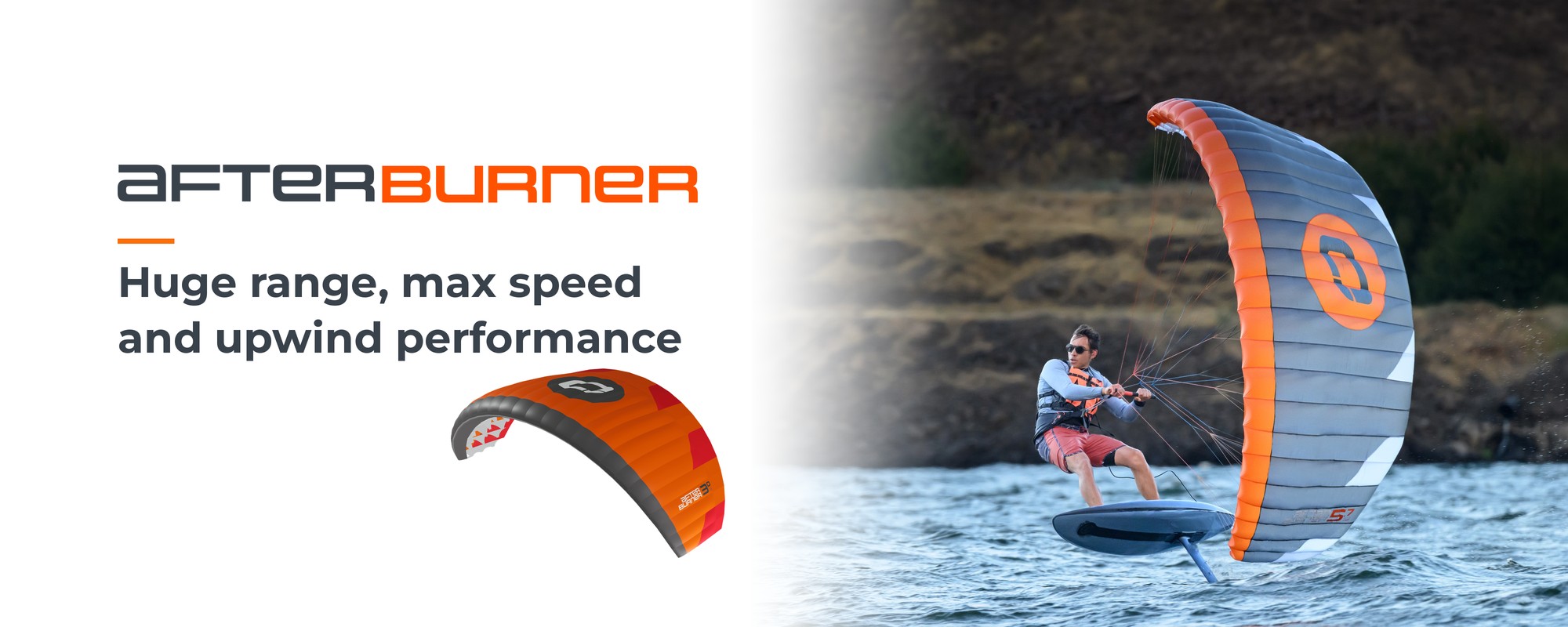 Afterburner: hit the gas
Go upwind harder and faster for huge downwind runs.
– Warp speed ridi