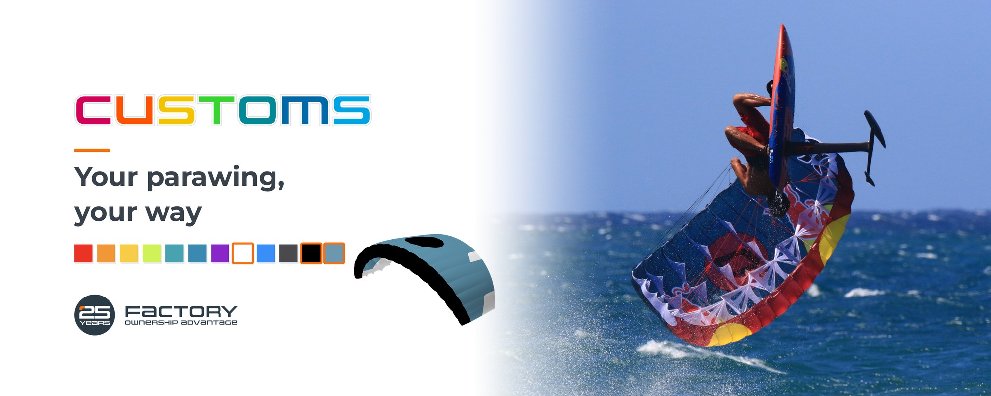 &nbsp;
Made for you
Every Ozone parawing is built in our own factory, alongside our paragliders, kit