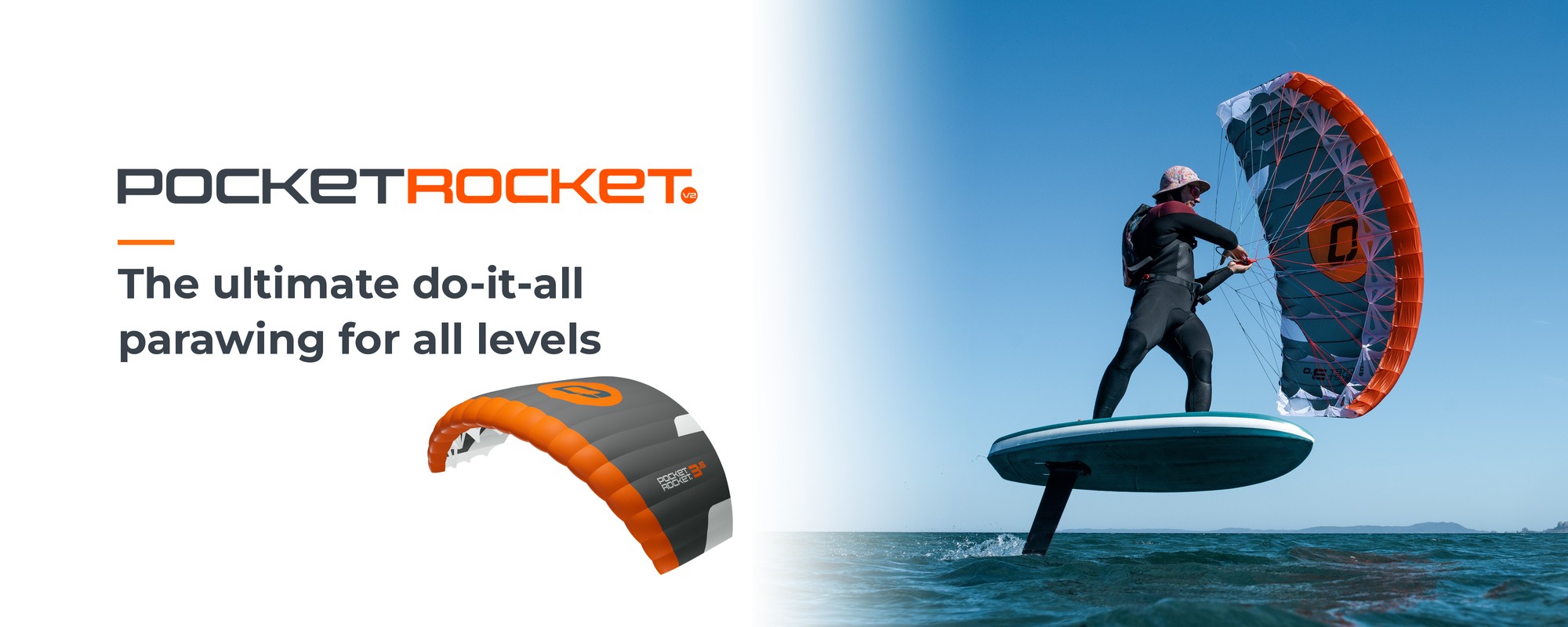 Pocket Rocket V2: where will it take you?
The progression engine.
– Excellent upwind performan