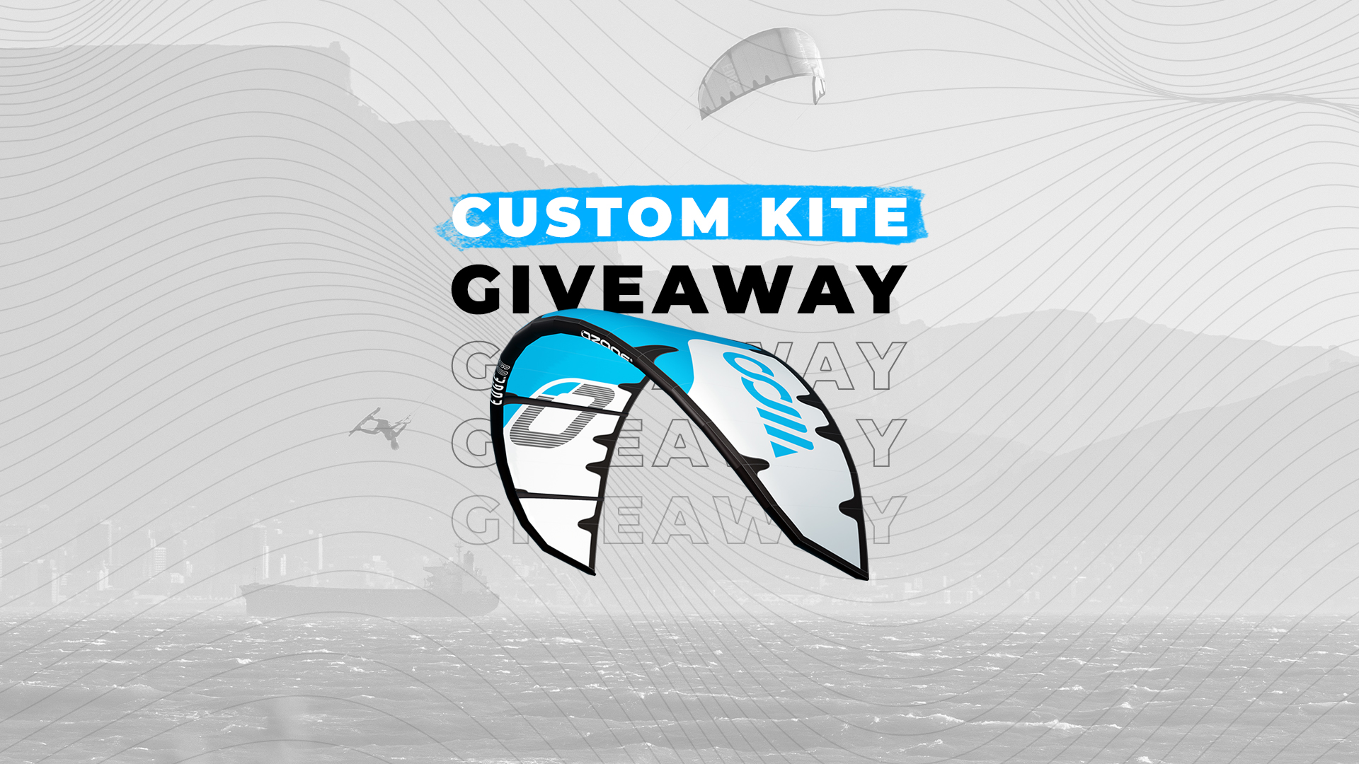 Ozone x WOO custom kite giveaway