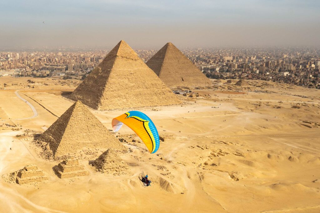 Paragliding in Egypt